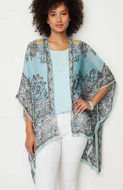 J.Jill Airy Paisley Ruana | Jjill-Women Ponchos, Ruanas & Scarves