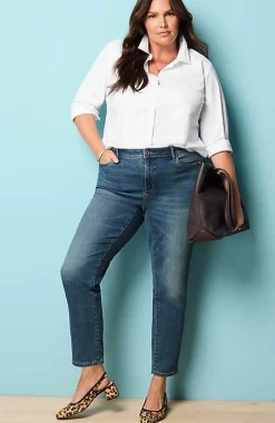 J.Jill Authentic Fit Slim-Leg Jeans | Jjill-Women Pants & Jeans