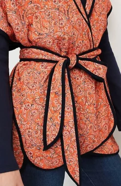 J.Jill Belted Quilted Ruana | Jjill-Women Ponchos, Ruanas & Scarves