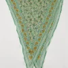 J.Jill Border-Print Diamond Scarf | Jjill-Women Ponchos, Ruanas & Scarves