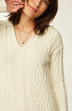 J.Jill Cabled Polo Sweater | Jjill-Women Sweaters