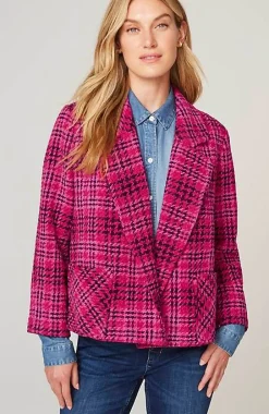 J.Jill Chenille Plaid Swing Jacket | Jjill-Women Jackets & Coats