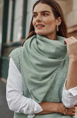 J.Jill Color Pop Square Scarf | Jjill-Women Ponchos, Ruanas & Scarves