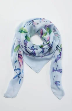 J.Jill Compassion Fund Dragonfly Square Scarf | Jjill-Women Ponchos, Ruanas & Scarves