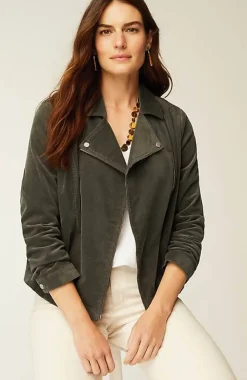 J.Jill Cord Moto Jacket | Jjill-Women Jackets & Coats