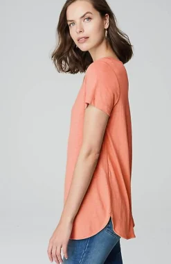 J.Jill Cotton And Tencel Modal Shirttail Tunic | Jjill-Women Tops & Tees