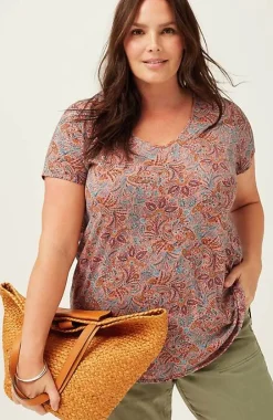 J.Jill Cotton And Tencel Modal Shirttail Tunic | Jjill-Women Tops & Tees