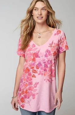 J.Jill Cotton And Tencel Modal Shirttail Tunic | Jjill-Women Tops & Tees