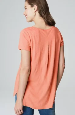 J.Jill Cotton And Tencel Modal Shirttail Tunic | Jjill-Women Tops & Tees