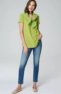 J.Jill Cotton And Tencel Modal Shirttail Tunic | Jjill-Women Tops & Tees
