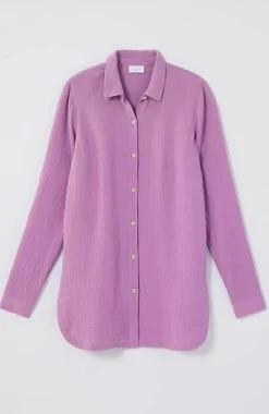 J.Jill Cotton-Gauze Split-Hem Tunic | Jjill-Women Tunics