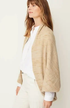 J.Jill Cozy Rib-Knit Shrug | Jjill-Women Ponchos, Ruanas & Scarves