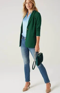 J.Jill Crepe Blazer | Jjill-Women Jackets & Coats