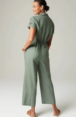 J.Jill Cropped Utility Jumpsuit | Jjill-Women Dresses