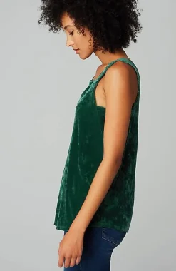 J.Jill Crushed-Velvet Tank | Jjill-Women Tops & Tees