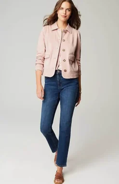J.Jill Curved-Hem Denim Jacket | Jjill-Women Jackets & Coats