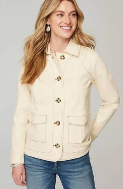 J.Jill Curved-Hem Denim Jacket | Jjill-Women Jackets & Coats