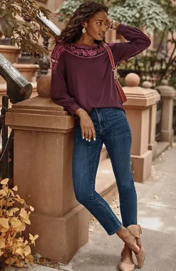 J.Jill Curvy-Fit Slim-Leg Jeans | Jjill-Women Pants & Jeans