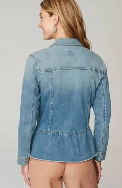 J.Jill Denim Peplum Jacket | Jjill-Women Jackets & Coats