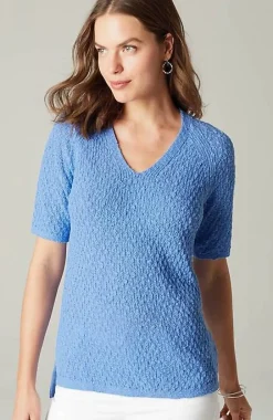J.Jill Dimensional Elbow-Sleeve Sweater | Jjill-Women Sweaters