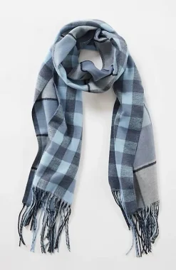 J.Jill Double-Face Reversible Plaid Mix Scarf | Jjill-Women Ponchos, Ruanas & Scarves