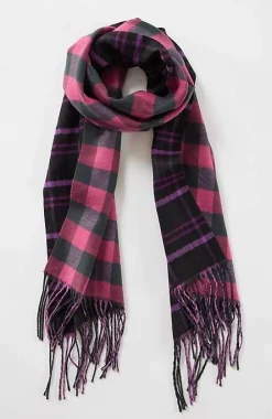 J.Jill Double-Face Reversible Plaid Mix Scarf | Jjill-Women Ponchos, Ruanas & Scarves