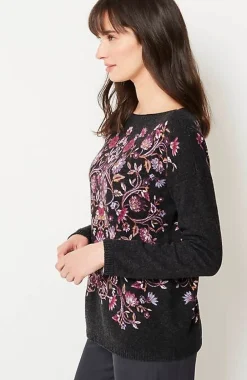 J.Jill Enchanted Florals Sweater | Jjill-Women Sweaters