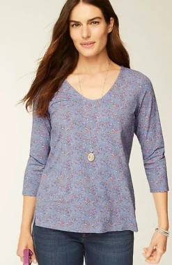 J.Jill Essential Forward-Seam Tee | Jjill-Women Tops & Tees
