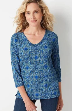 J.Jill Essential Forward-Seam Tee | Jjill-Women Tops & Tees