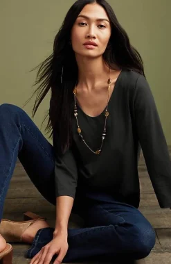 J.Jill Essential Forward-Seam Tee | Jjill-Women Tops & Tees