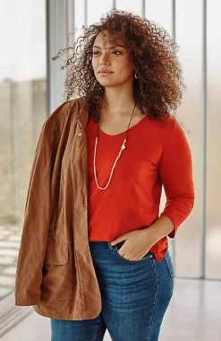 J.Jill Essential Forward-Seam Tee | Jjill-Women Tops & Tees