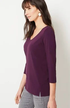 J.Jill Essential Forward-Seam Tee | Jjill-Women Tops & Tees