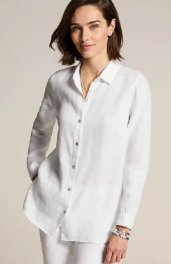 J.Jill Everyday Linen Button-Front Shirt | Jjill-Women Shirts & Blouses