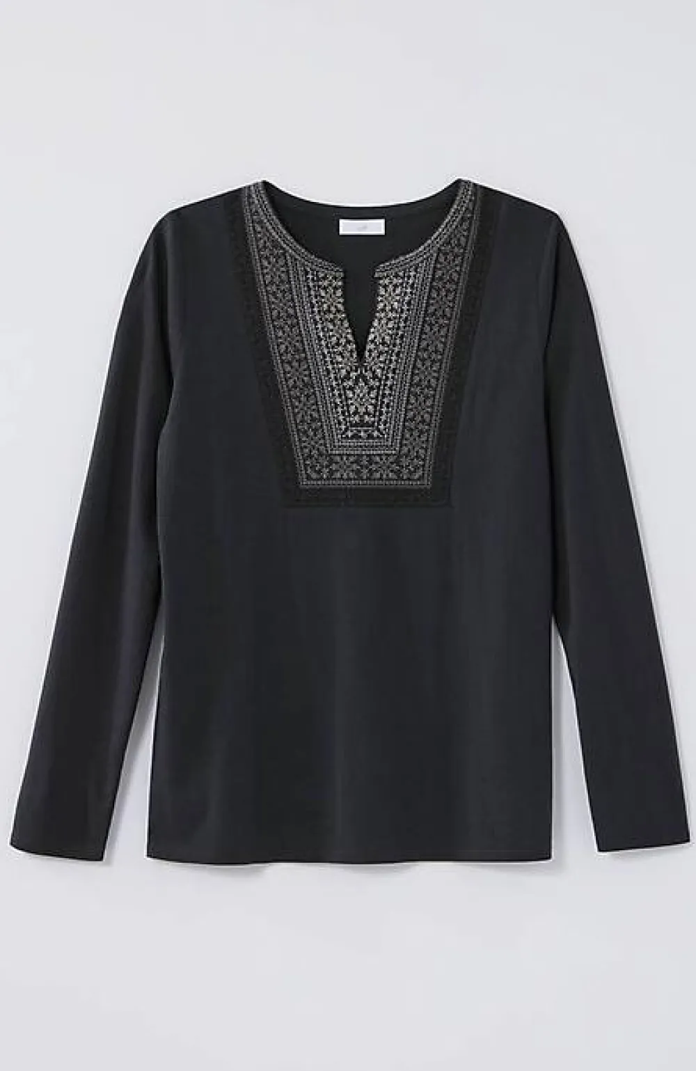 J.Jill Fair Isle Embroidered Top | Jjill-Women Tops & Tees
