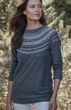 J.Jill Fair Isle Stripes Raglan Sweater | Jjill-Women Sweaters