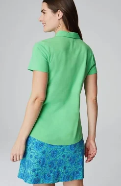 J.Jill Fit Cotton-Stretch Polo Shirt | Jjill-Women Tops & Tees