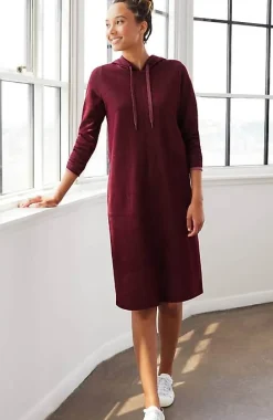 J.Jill Fit Double-Knit Hooded Dress | Jjill-Women Activewear
