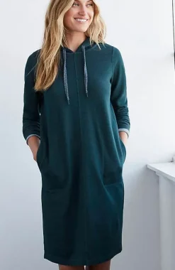 J.Jill Fit Double-Knit Hooded Dress | Jjill-Women Activewear