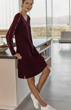 J.Jill Fit French Terry Ombre-Embroidered Dress | Jjill-Women Activewear