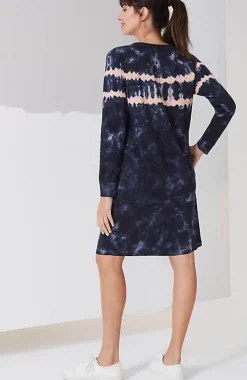 J.Jill Fit French Terry Tie-Dyed Sweatshirt Dress | Jjill-Women Activewear