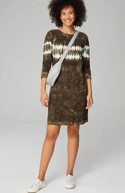 J.Jill Fit French Terry Tie-Dyed Sweatshirt Dress | Jjill-Women Activewear