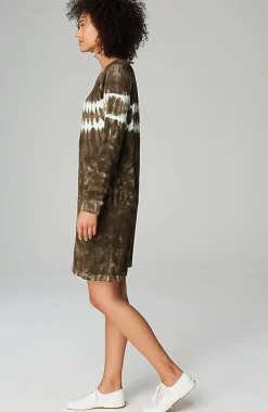 J.Jill Fit French Terry Tie-Dyed Sweatshirt Dress | Jjill-Women Activewear