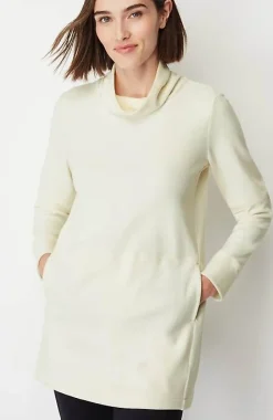 J.Jill Fit Microfleece Turtleneck Tunic | Jjill-Women Tops & Tees