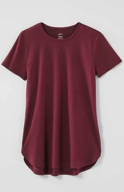 J.Jill Fit Progress Pima-Stretch Shirttail Tee| Jjill-Women Tops & Tees