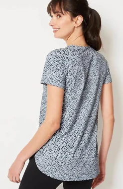 J.Jill Fit Progress Pima-Stretch Shirttail Tee| Jjill-Women Tops & Tees