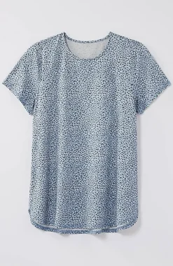 J.Jill Fit Progress Pima-Stretch Shirttail Tee| Jjill-Women Tops & Tees