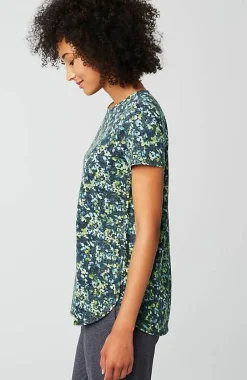 J.Jill Fit Progress Pima-Stretch Shirttail Tee| Jjill-Women Tops & Tees
