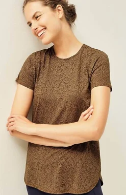 J.Jill Fit Progress Pima-Stretch Shirttail Tee| Jjill-Women Tops & Tees
