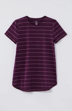 J.Jill Fit Progress Pima-Stretch Shirttail Tee| Jjill-Women Tops & Tees