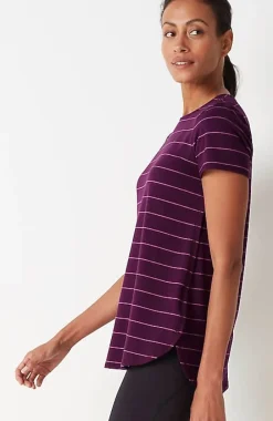 J.Jill Fit Progress Pima-Stretch Shirttail Tee| Jjill-Women Tops & Tees